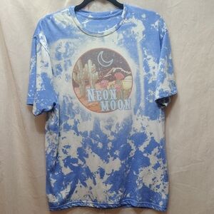 Blue Tie-Dye Men's Short Sleeve Tee
